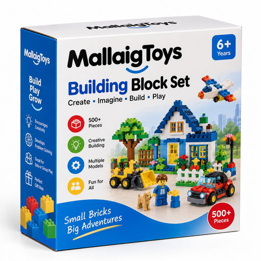 MallaigToys 500+ Piece Building Block Set