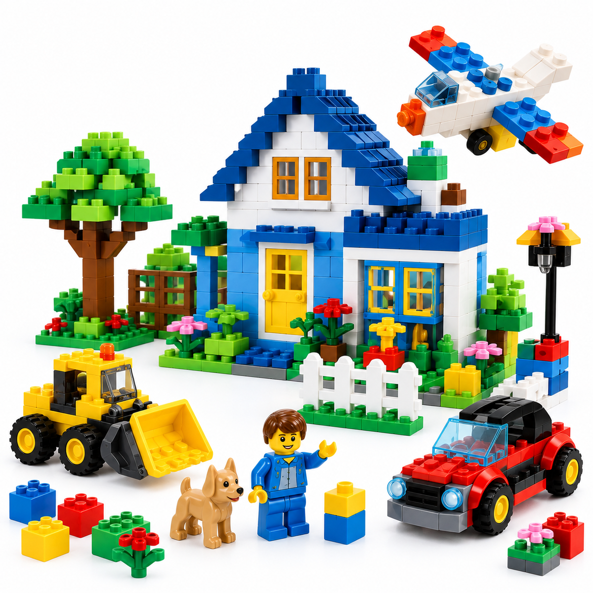 MallaigToys 500+ Piece Building Block Set