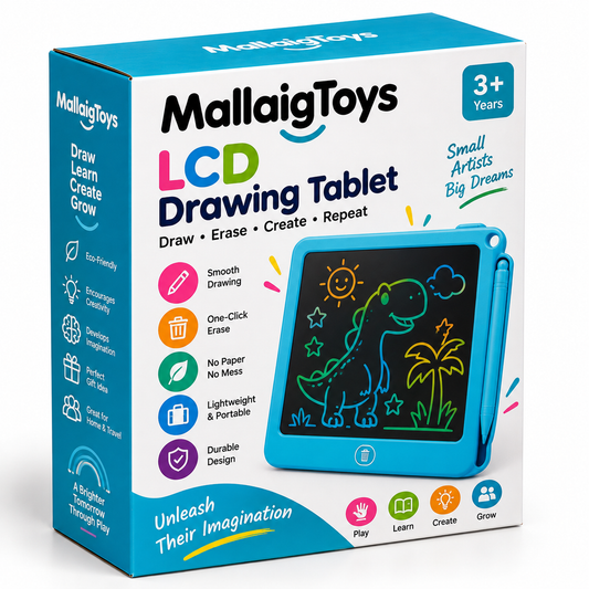 MallaigToys LCD Drawing Tablet for Kids – Blue